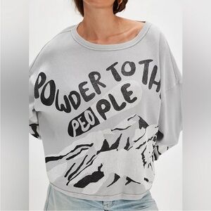 Free People Ragabond Powder to the people thermal XL nwt 99.95 snowboarding ski